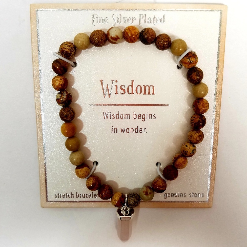 Nordstroms Wisdom Stone Stretch Bracelet NWT